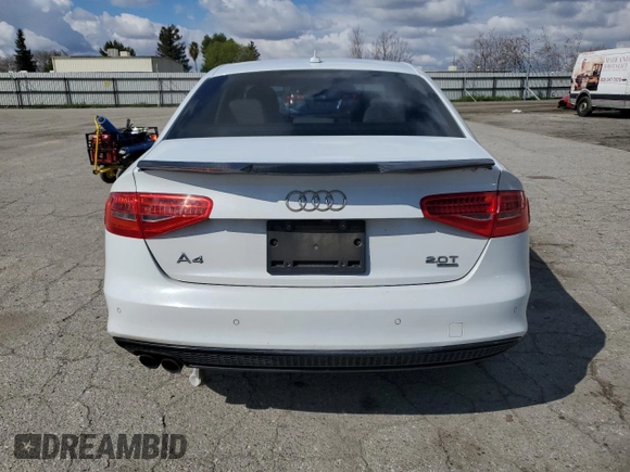 2014 Audi A4 Premium Plus with VIN WAUFFAFL9EN043114, listed as a Copart auction lot 48069195 with 115,398 mi miles and Salvage Title. Bid and sale history available at carsss.com. Image 6.