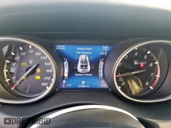 2018 Maserati Levante z VIN ZN661XUA1JX279016, wystawiony jako Copart lot #49554915 z przebiegiem 57 896 mil mil oraz Szkody całkowita. Historia ofert i sprzedaży dostępna na DreamBid. Obrazek 9.