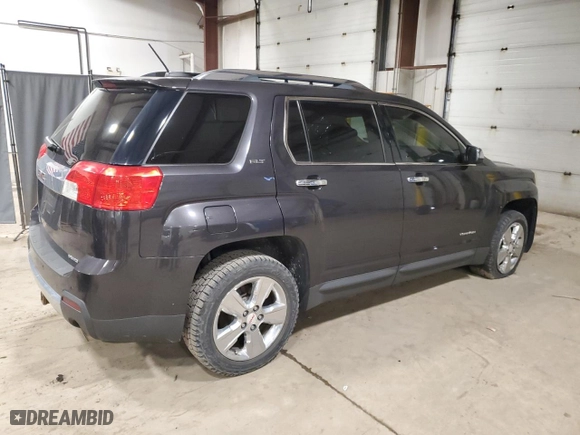 2015 GMC Terrain SLT with VIN 2GKFLYE33F6251991, listed as a Copart auction lot 48244825 with 0 mi miles and Salvage Title. Bid and sale history available at carsss.com. Image 3.
