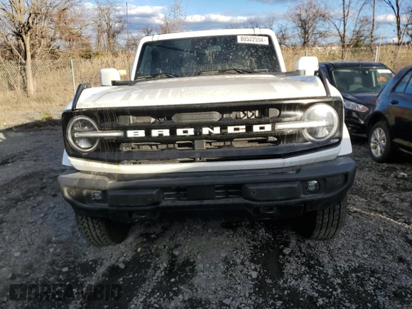 2024 Ford Bronco Outer Banks with VIN 1FMEE8BP9RLA03325, listed as a Copart auction lot 80522554 with 2,081 mi miles and Non Repairable. Bid and sale history available at DreamBid. Image 5.