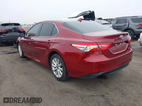 2020 Toyota Camry LE with VIN 4T1C11AK0LU954420, listed as a IAAI auction lot 41576657 with 56,863 mi miles. Bid and sale history available at carsss.com. Image 3.