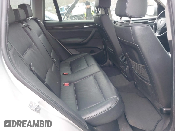 2013 BMW X3 xDrive28i with VIN 5UXWX9C54D0D06319, listed as a IAAI auction lot 42030197 with 79,940 mi miles. Bid and sale history available at carsss.com. Image 8.