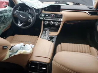 2022 Genesis G70 2.0T with VIN KMTG34TAXNU098277, listed as a Copart auction lot 87284444 with 36,025 mi miles and Salvage Title. Bid and sale history available at carsss.com. Image 8.