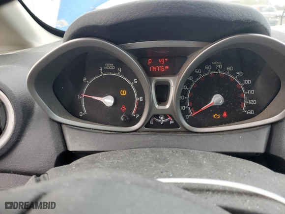 2011 Ford Fiesta SE with VIN 3FADP4EJ6BM228323, listed as a Copart auction lot 53001145 with 174,776 mi miles and Salvage Title. Bid and sale history available at carsss.com. Image 9.