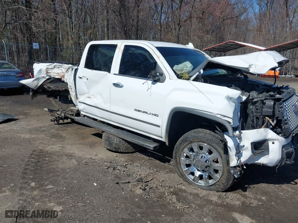 2017 GMC Sierra 2500HD Denali with VIN 1GT12UEG1HF166208, listed as a IAAI auction lot 41806983 with 144,862 mi miles. Bid and sale history available at carsss.com. Image 1.