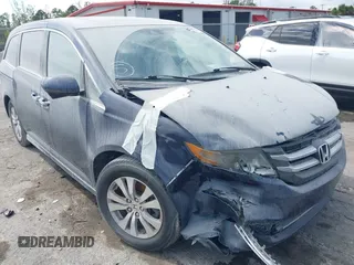 2015 Honda Odyssey EX-L z VIN 5FNRL5H65FB090177, wystawiony jako IAAI lot #41575419 z przebiegiem 128 582 mil mil oraz . Historia ofert i sprzedaży dostępna na DreamBid. Obrazek 6.