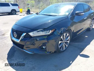 2020 Nissan Maxima Platinum with VIN 1N4AA6FV6LC385046, listed as a IAAI auction lot 41784021 with 82,440 mi miles and . Bid and sale history available at DreamBid. Image 6.