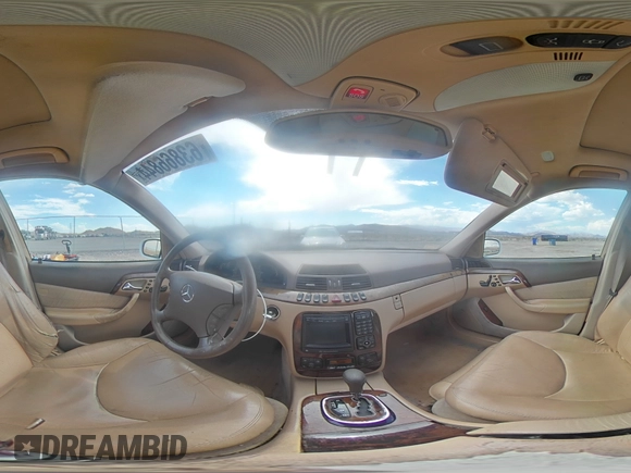 2000 Mercedes-Benz S-Class with VIN WDBNG75J0YA111650, listed as a Copart auction lot 63866844 with 245,363 mi miles and Salvage Title. Bid and sale history available at carsss.com. Image 13.