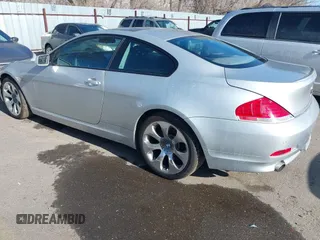 2006 BMW 6 Series 650Ci with VIN WBAEH13456CR49065, listed as a IAAI auction lot 41840327 with 128,451 mi miles. Bid and sale history available at carsss.com. Image 3.