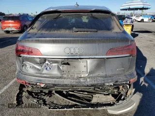 2021 Audi Q5 Sportback Premium Plus with VIN WA15AAFY8M2111910, listed as a Copart auction lot 46950345 with 79,594 mi miles and Salvage title. Bid and sale history available at DreamBid. Image 6.