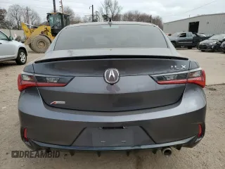 2020 Acura ILX w/Premium/A-SPEC Pkg with VIN 19UDE2F82LA008645, listed as a Copart auction lot 48473335 with 122,544 mi miles and Salvage Title. Bid and sale history available at carsss.com. Image 6.