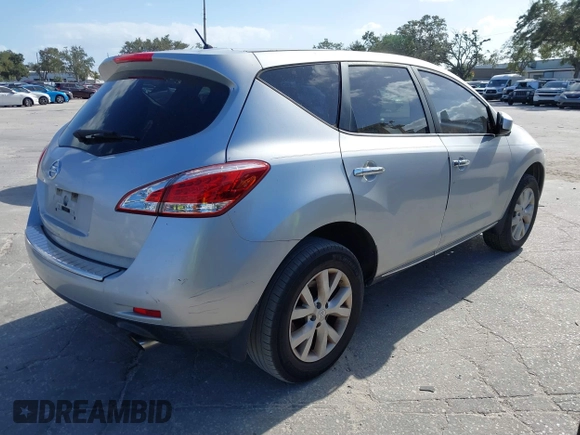 2011 Nissan Murano SL with VIN JN8AZ1MUXBW059610, listed as a IAAI auction lot 40720263 with 174,321 mi miles and . Bid and sale history available at DreamBid. Image 4.