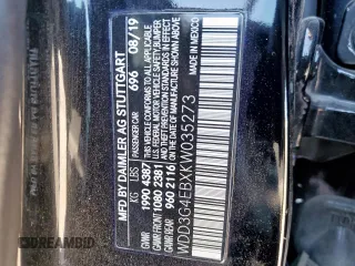 2019 Mercedes-Benz A 220 with VIN WDD3G4EBXKW035273, listed as a Copart auction lot 49986085 with 80,045 mi miles and Salvage Title. Bid and sale history available at DreamBid. Image 15.
