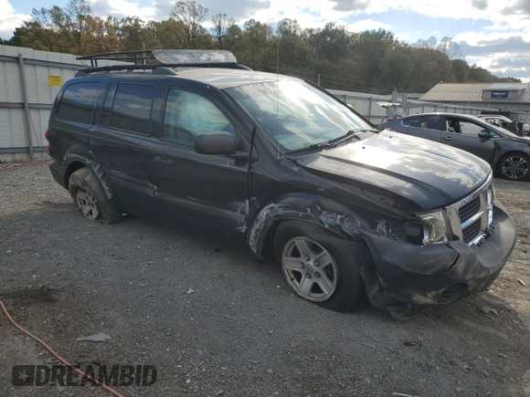 2007 Dodge Durango SXT with VIN 1D8HD38P57F520732, listed as a Copart auction lot 76516814 with 134,703 mi miles and Salvage title. Bid and sale history available at DreamBid. Image 4.