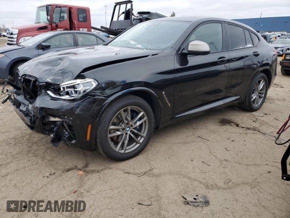 2020 BMW X4 M40i z VIN 5UX2V5C01L9D35126, wystawiony jako Copart lot #87261374 z przebiegiem 56 904 mil mil oraz Czysty tytuł • Clean title. Historia ofert i sprzedaży dostępna na DreamBid. Obrazek 1.