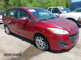 2013 Mazda 5 Sport with VIN JM1CW2BLXD0150993, listed as a IAAI auction lot 42157831 with 166,816 mi miles. Bid and sale history available at carsss.com. Image 1.
