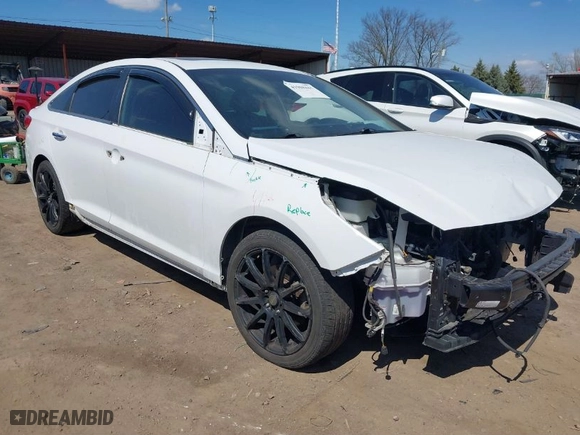 2016 Hyundai Sonata 2.4L Sport with VIN 5NPE34AFXGH436312, listed as a IAAI auction lot 41908444 with 99,725 mi miles. Bid and sale history available at carsss.com. Image 1.