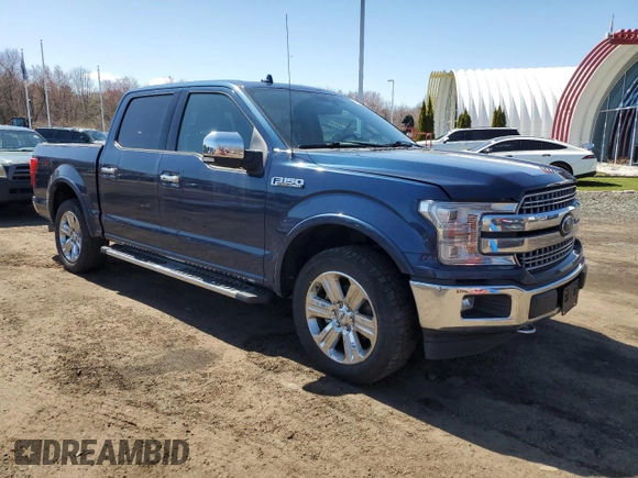 2018 Ford F-150 XL with VIN 1FTEW1EG1JKF48482, listed as a Copart auction lot 52347845 with 130,331 mi miles and Salvage title. Bid and sale history available at DreamBid. Image 4.