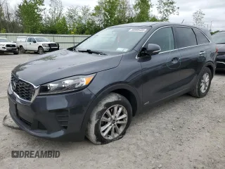 2019 Kia Sorento LX with VIN 5XYPGDA58KG545484, listed as a Copart auction lot 60599435 with 98,614 mi miles and Salvage title. Bid and sale history available at DreamBid. Image 1.