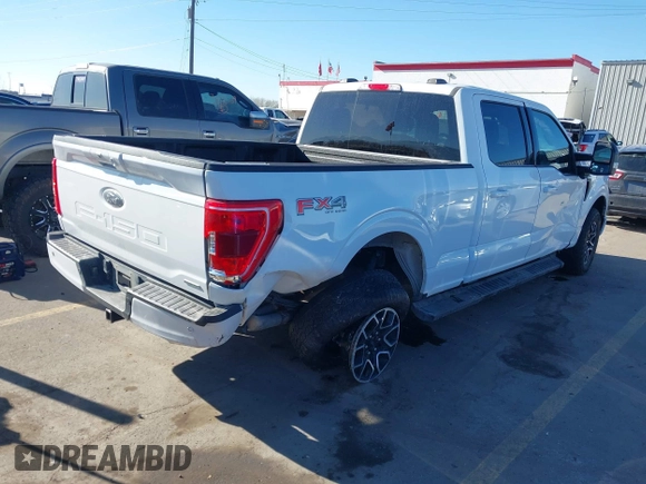 2023 Ford F-150 XL with VIN 1FTFW1E87PFB31057, listed as a IAAI auction lot 41388451 with 28,233 mi miles. Bid and sale history available at carsss.com. Image 4.