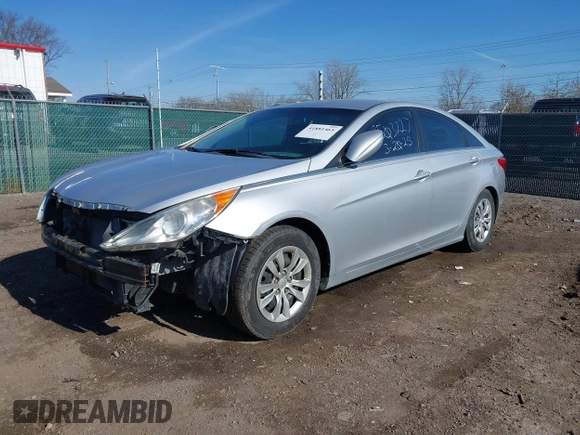 2011 Hyundai Sonata GLS with VIN 5NPEB4AC7BH256366, listed as a IAAI auction lot 41881465 with 184,161 mi miles and . Bid and sale history available at carsss.com. Image 2.