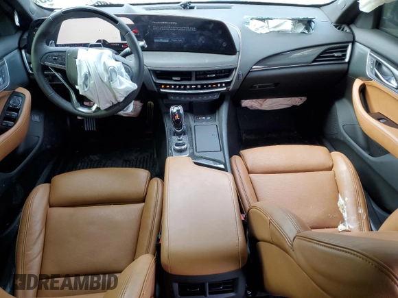 2025 Cadillac CT5 Sport with VIN 1G6DU5RKXS0113984, listed as a Copart auction lot 46092135 with 1,014 mi miles and Clean Title. Bid and sale history available at DreamBid. Image 8.