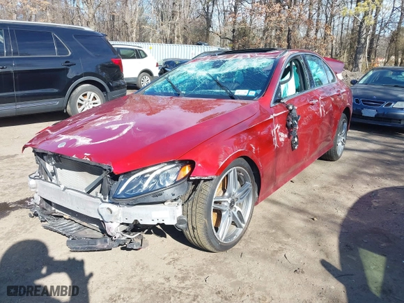 2018 Mercedes-Benz E-Class E 300 with VIN WDDZF4KB2JA446468, listed as a IAAI auction lot 41572786 with 42,023 mi miles. Bid and sale history available at carsss.com. Image 16.