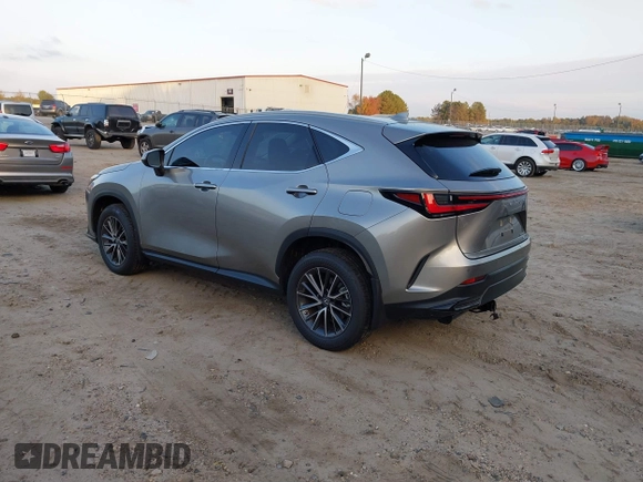 2023 Lexus NX with VIN 2T2GGCEZ1PC019526, listed as a IAAI auction lot 40700034 with 13,258 mi miles. Bid and sale history available at carsss.com. Image 3.
