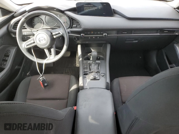2021 Mazda 3 2.0 with VIN JM1BPAA75M1334174, listed as a Copart auction lot 48397425 with 78,044 mi miles and Salvage Title. Bid and sale history available at DreamBid. Image 8.