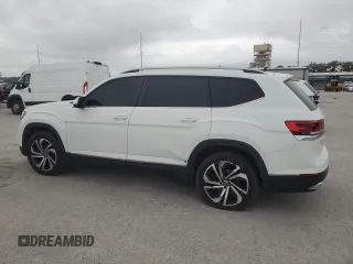 2022 Volkswagen Atlas SEL with VIN 1V2BP2CA2NC517941, listed as a Copart auction lot 80081904 with 51,766 mi miles and Salvage title. Bid and sale history available at DreamBid. Image 2.