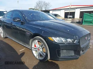 2018 Jaguar XE with VIN SAJAM4FV5JCP37456, listed as a IAAI auction lot 41519411 with 33,698 mi miles and . Bid and sale history available at DreamBid. Image 1.