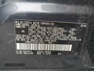 2008 Toyota RAV4 Sport с VIN JTMBD32V285169622, выставлен на аукционе Copart как лот 58621205 с пробегом 163 942 миль миль и Чистый • Clean title. История ставок и продаж доступна на DreamBid. Изображение 12.