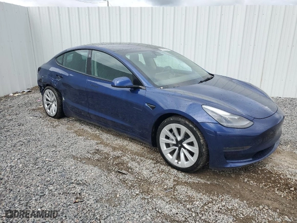 2022 Tesla Model 3 with VIN 5YJ3E1EA0NF286463, listed as a Copart auction lot 52370315 with 89,064 mi miles and Clean Title. Bid and sale history available at carsss.com. Image 4.