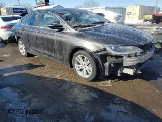 2015 Chrysler 200 Limited with VIN 1C3CCCAB1FN753008, listed as a Copart auction lot 87488274 with 128,004 mi miles and Salvage Title. Bid and sale history available at carsss.com. Image 4.