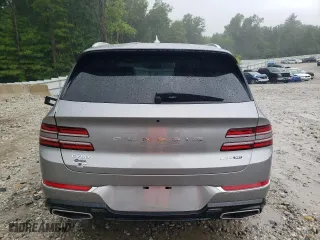 2024 Genesis GV80 with VIN KMUHCESC8RU178143, listed as a Copart auction lot 62821374 with 5,034 mi miles and Salvage Title. Bid and sale history available at carsss.com. Image 6.