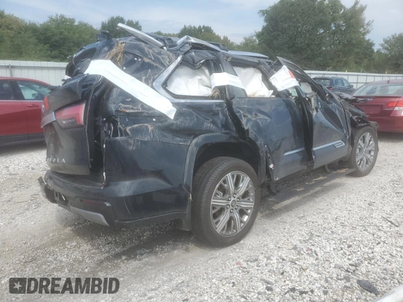 2024 Toyota Sequoia SR5 with VIN 7SVAAABAXRX034096, listed as a Copart auction lot 67453684 with 0 mi miles and Salvage Title. Bid and sale history available at carsss.com. Image 3.