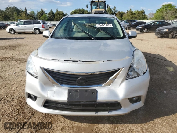 2013 Nissan Versa S Plus with VIN 3N1CN7AP6DL884718, listed as a Copart auction lot 55601705 with 65,622 mi miles and Salvage title. Bid and sale history available at DreamBid. Image 5.