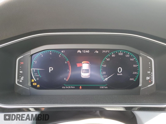 2025 Volkswagen Jetta SEL с VIN 3VWGX7BU8SM069177, выставлен на аукционе Copart как лот 62749625 с пробегом 5 587 миль миль и Списание • Salvage title. История ставок и продаж доступна на DreamBid. Изображение 9.