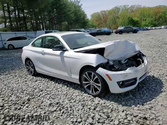 2015 BMW 2 Series 228i xDrive with VIN WBA1F7C56FVX95972, listed as a Copart auction lot 54759885 with 52,483 mi miles and Salvage Title. Bid and sale history available at carsss.com. Image 13.