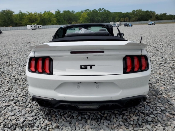 2018 Ford Mustang GT Premium with VIN 1FATP8FF6J5153639, listed as a Copart auction lot 50065995 with 24979 miles and Salvage Title. Bid and sale history available at carsss.com. Image 6.