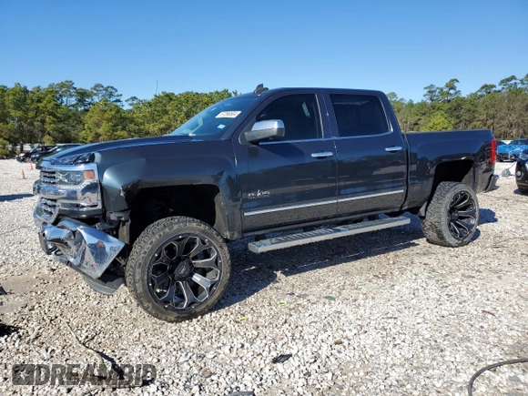 2017 Chevrolet Silverado 1500 LTZ with VIN 3GCPCSEC3HG364554, listed as a Copart auction lot 87268504 with 92,934 mi miles and Salvage Title. Bid and sale history available at DreamBid. Image 1.