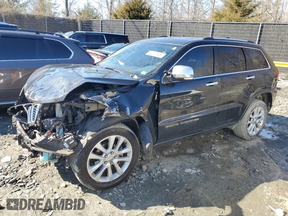 2017 Jeep Grand Cherokee Limited with VIN 1C4RJFBG9HC942611, listed as a Copart auction lot 45212905 with 116,356 mi miles and Salvage Title. Bid and sale history available at carsss.com. Image 1.