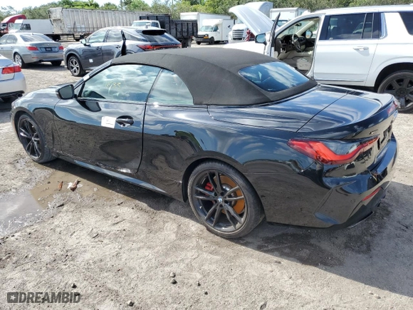 2024 BMW 4 Series M440i xDrive with VIN WBA63AT09RCN90257, listed as a Copart auction lot 59318524 with 4,533 mi miles and Non Repairable. Bid and sale history available at carsss.com. Image 2.