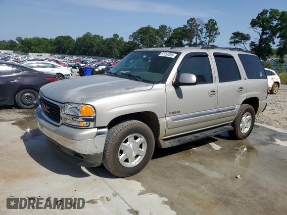 2005 GMC Yukon SLE z VIN 1GKEC13T75J179930, wystawiony jako Copart lot #57259205 z przebiegiem 310 454 mil mil oraz Szkoda całkowita • Salvage title. Historia ofert i sprzedaży dostępna na DreamBid. Obrazek 1.