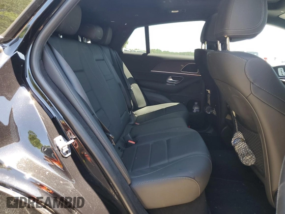 2025 Mercedes-Benz GLE 450 with VIN 4JGFD5KB9SB280918, listed as a Copart auction lot 57639525 with 7,230 mi miles and Salvage title. Bid and sale history available at DreamBid. Image 10.