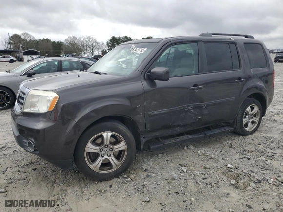 2012 Honda Pilot EX-L with VIN 5FNYF3H54CB025508, listed as a Copart auction lot 47423795 with 201,804 mi miles and Non Repairable. Bid and sale history available at carsss.com. Image 1.