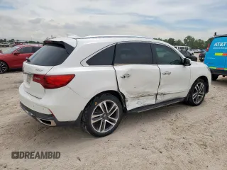 2017 Acura MDX Advance with VIN 5FRYD3H83HB010049, listed as a Copart auction lot 62385925 with 121,312 mi miles and Salvage title. Bid and sale history available at DreamBid. Image 3.