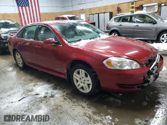 2013 Chevrolet Impala LT with VIN 2G1WB5E31D1164722, listed as a Copart auction lot 44796265 with 117,367 mi miles and Clean Title. Bid and sale history available at DreamBid. Image 4.