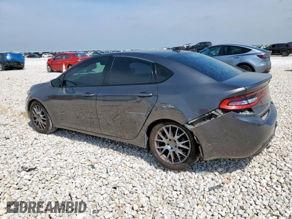 2015 Dodge Dart GT with VIN 1C3CDFEB9FD277668, listed as a Copart auction lot 56960145 with 162,124 mi miles and Salvage title. Bid and sale history available at DreamBid. Image 2.