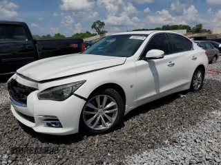 2015 Infiniti Q50 Premium z VIN JN1BV7AR3FM410781, wystawiony jako Copart lot #55087275 z przebiegiem 175 077 mil mil oraz Szkody całkowita. Historia ofert i sprzedaży dostępna na DreamBid. Obrazek 1.
